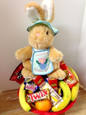 gift basket easter bunny