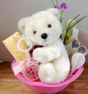 <img src="image.gif" alt="This is a baby girl basket unwrapped" />