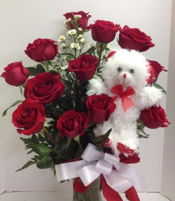 <img src="image.gif" alt="This is a Bear and a Dozen Red Roses" />