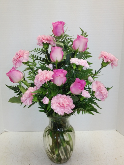 Pink Roses, PInk Carnations, Phoenix AZ