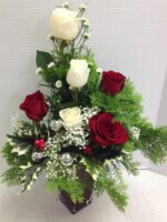 elegant cheer holiday flower display