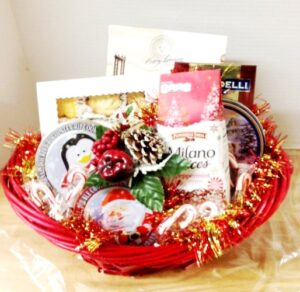 Christmas Cookies Gift Basket