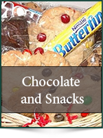 Gift Baskets: Chocolate & Snacks