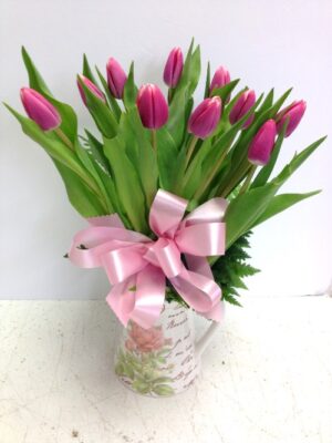 Think Pink Tulips