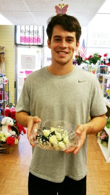 Tyler says Thank you for the corsage