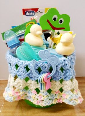 Baby boy basket